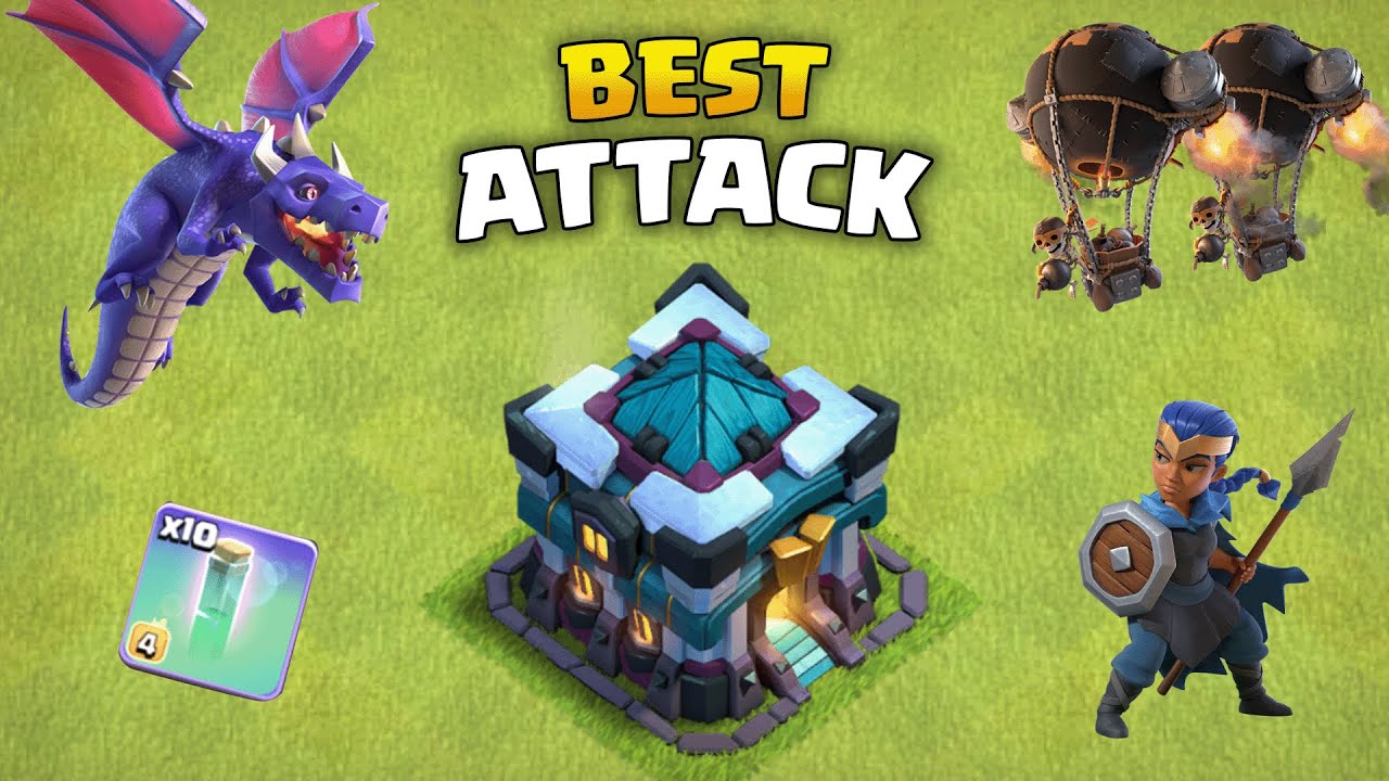 Best TH13 Mass Dragon Attack Strategy 2026 | Learn to Use RC Charge Dragon at Town Hall 13!