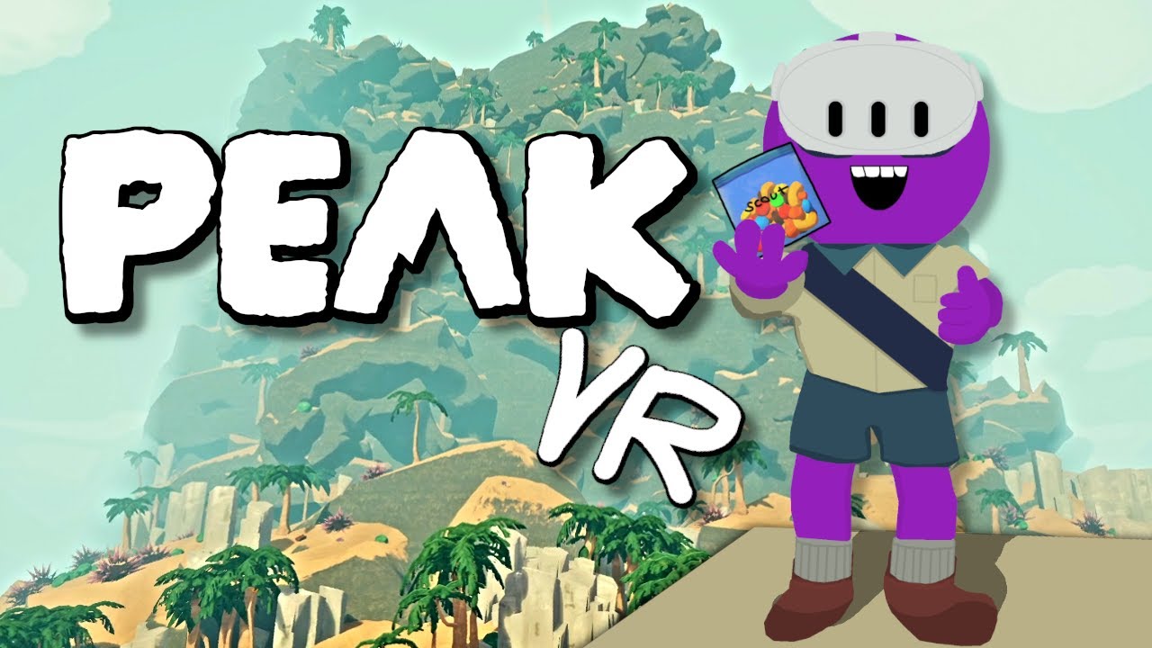 Впервые играю в Peak, но в виртуальной реальности!!