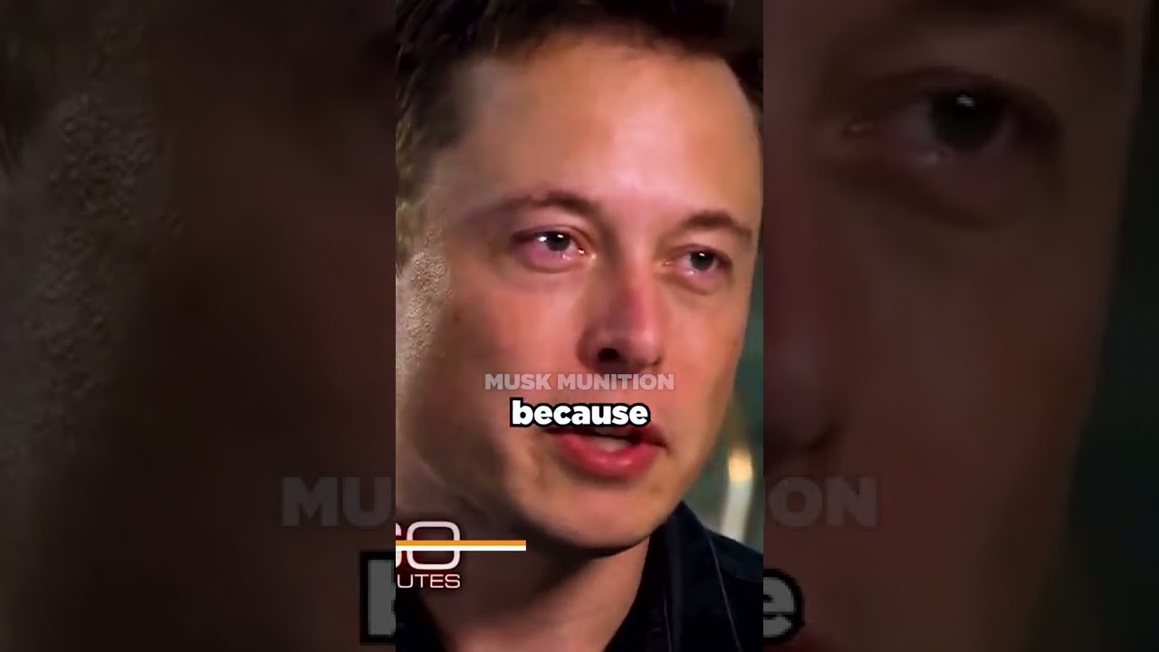 Elon Musk Breaks Down in Tears During Interview😞 #shorts