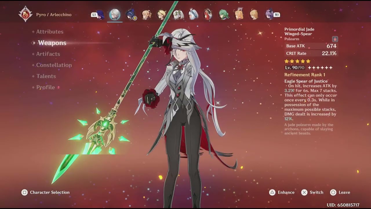 Spiral Abyss 6.3 builds.