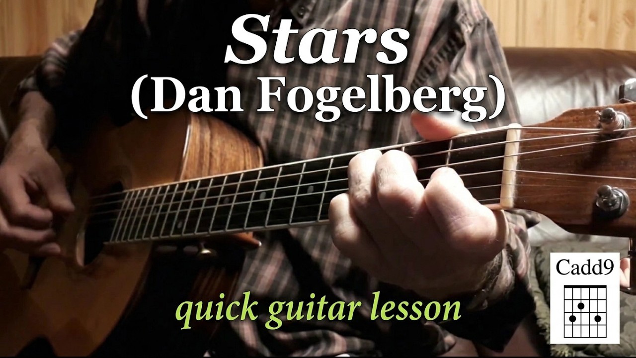 Dan Fogelberg Stars - guitar lesson