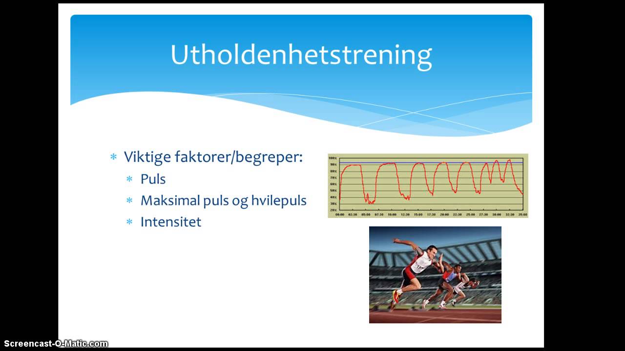 Oppvarming og utholdenhet, repetisjon