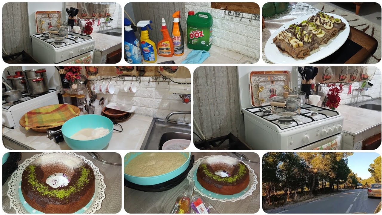 #تحضيرات_رمضان🌜 روتين تحفيزي تنظيف عميق للمطبخ وأخيرا الشكل النهائي للمطبخ الجديدة بلافوخ ولا زوخ