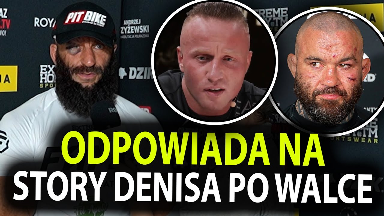 DAWID ZAŁĘCKI PO WALCE Z MATERLĄ! ODPOWIADA NA WPIS DENISA PO POJEDYNKU! ,,JUŻ MNIE NIE INTERESUJE'