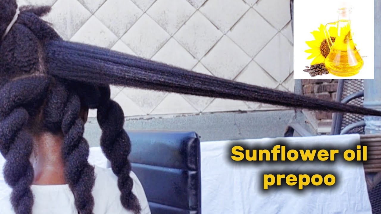 😲Sunflower oil + Pre Poo +Full wash day Routine from beginning till end, the Result is Shocking 😲