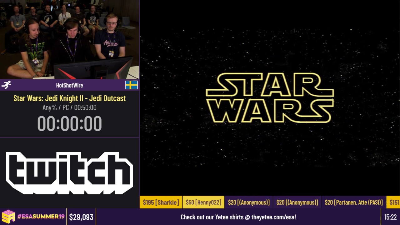 Star Wars: Jedi Knight II - Jedi Outcast [Any%] by HotShotWire - 