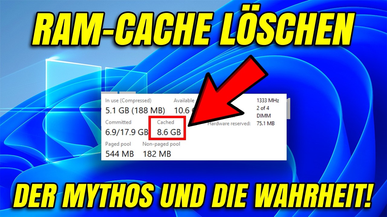 RAM-Cache leeren – Der geheime Trick für mehr PC-Speed? 🚀 Wahrheit oder Mythos!