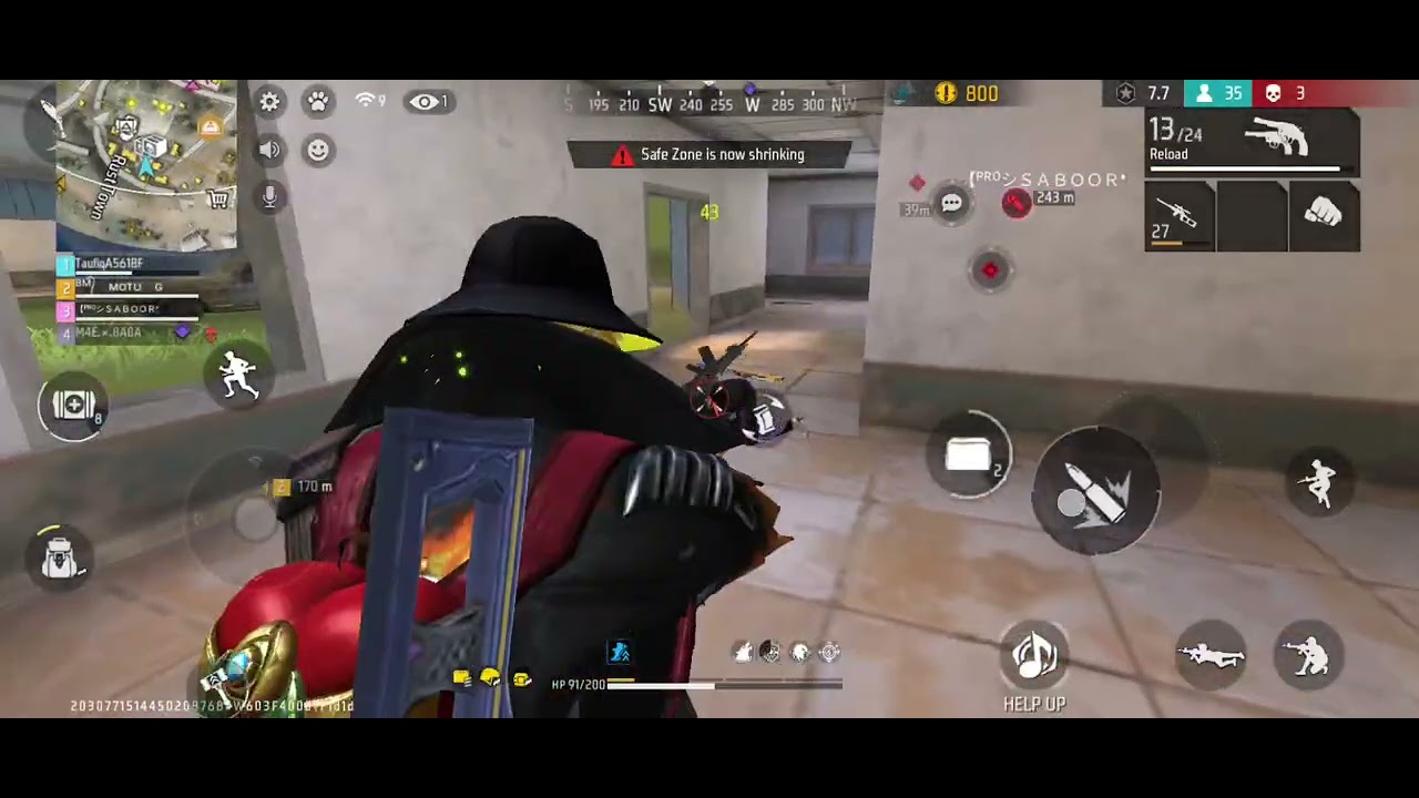 Free Fire amazing game tough time