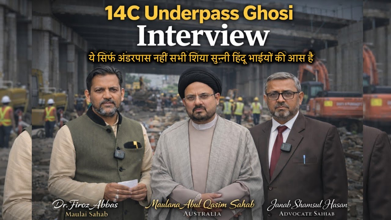 नौजवानों को पैग़ाम | 14C Underpass Ghosi | मौलाना अबुल क़ासिम ऑस्ट्रेलिया | Janab Shamsul Hasan Adv.