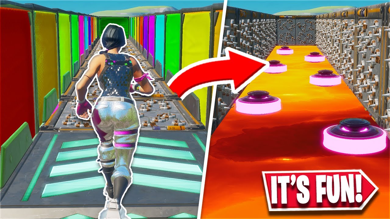This Deathrun gets HARDER the more you play... *FUN* (Fortnite Creative)