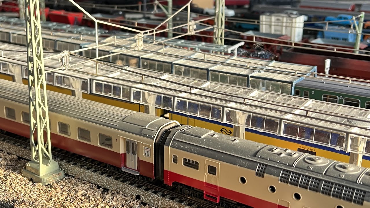 Marklin HO vintage modeltrains from the '60, '70, '80 layout 2023 film 68