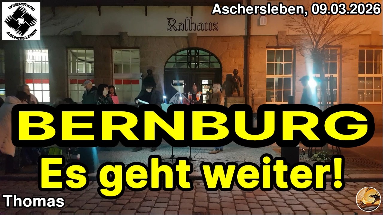 Bernburg! Es geht weiter! - Thomas I Aschersleben, 09.03.2026 I