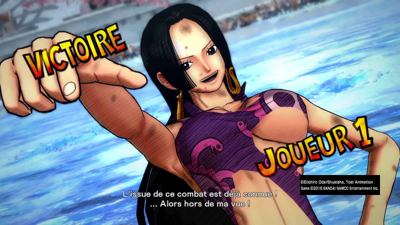 ONE PIECE BURNING BLOOD Un combat osé Boa Hancock