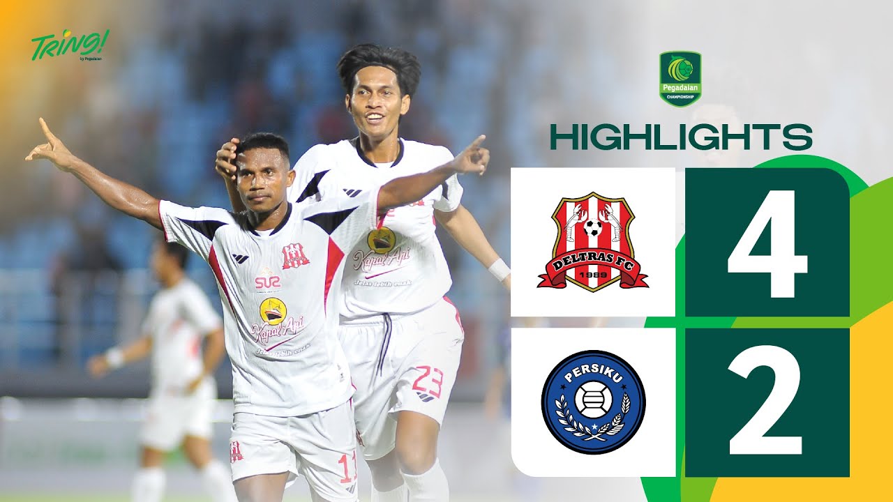 Highlight Pegadaian Championship 2025-26 | Deltras FC vs Persiku Kudus | Pekan 4