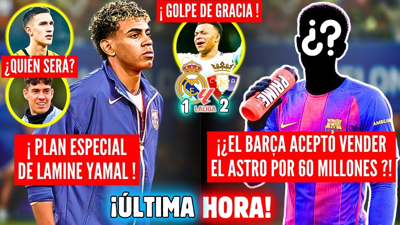 🚨BOMBAZO HANSI FLICK DECISIÓN PARA LAMINE YAMAL 😱 VENTA NADIE ESPERABA 60 MILLONES 🔥 FICHAJE ELEGIDO