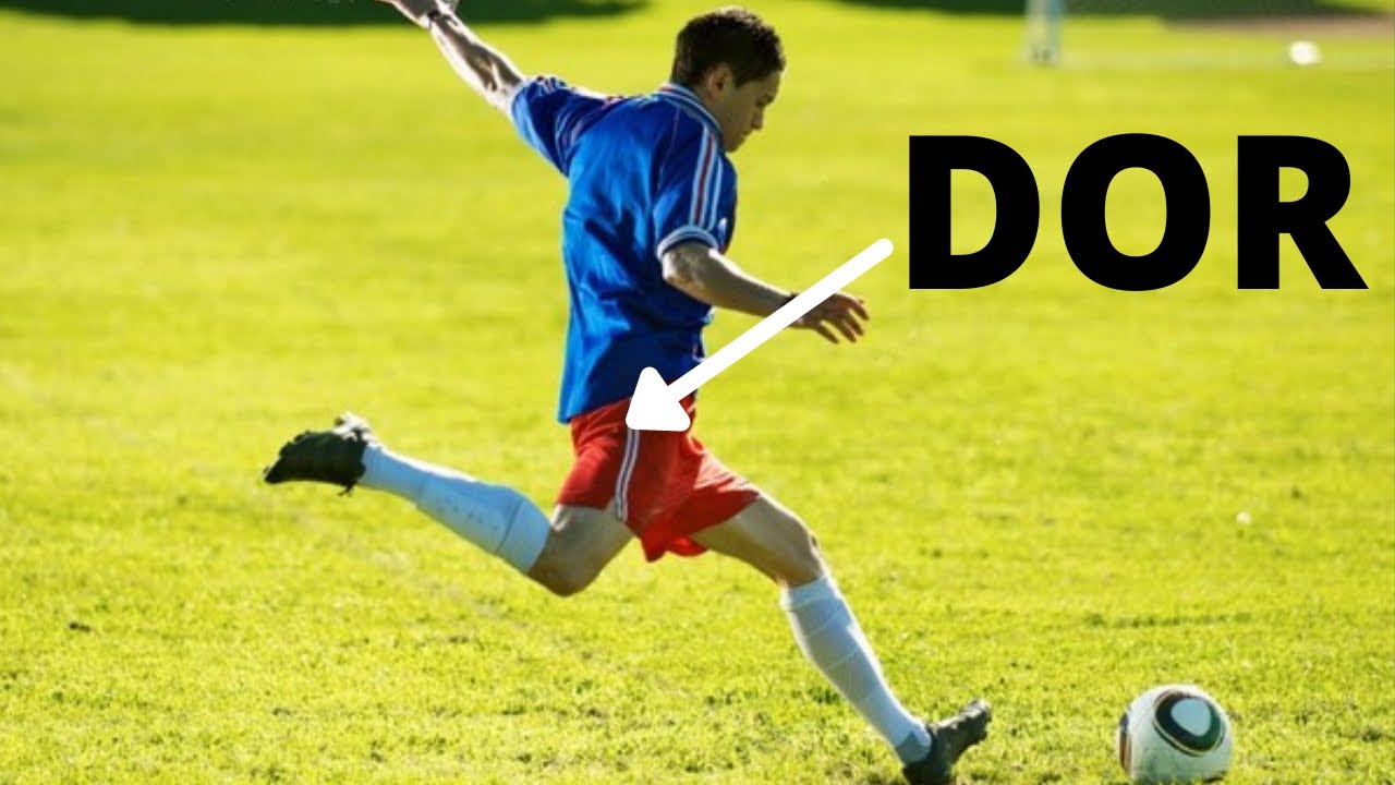 Dor na frente da coxa, quando chuta a bola #lesaonofutebol #futebol #fisioterapia