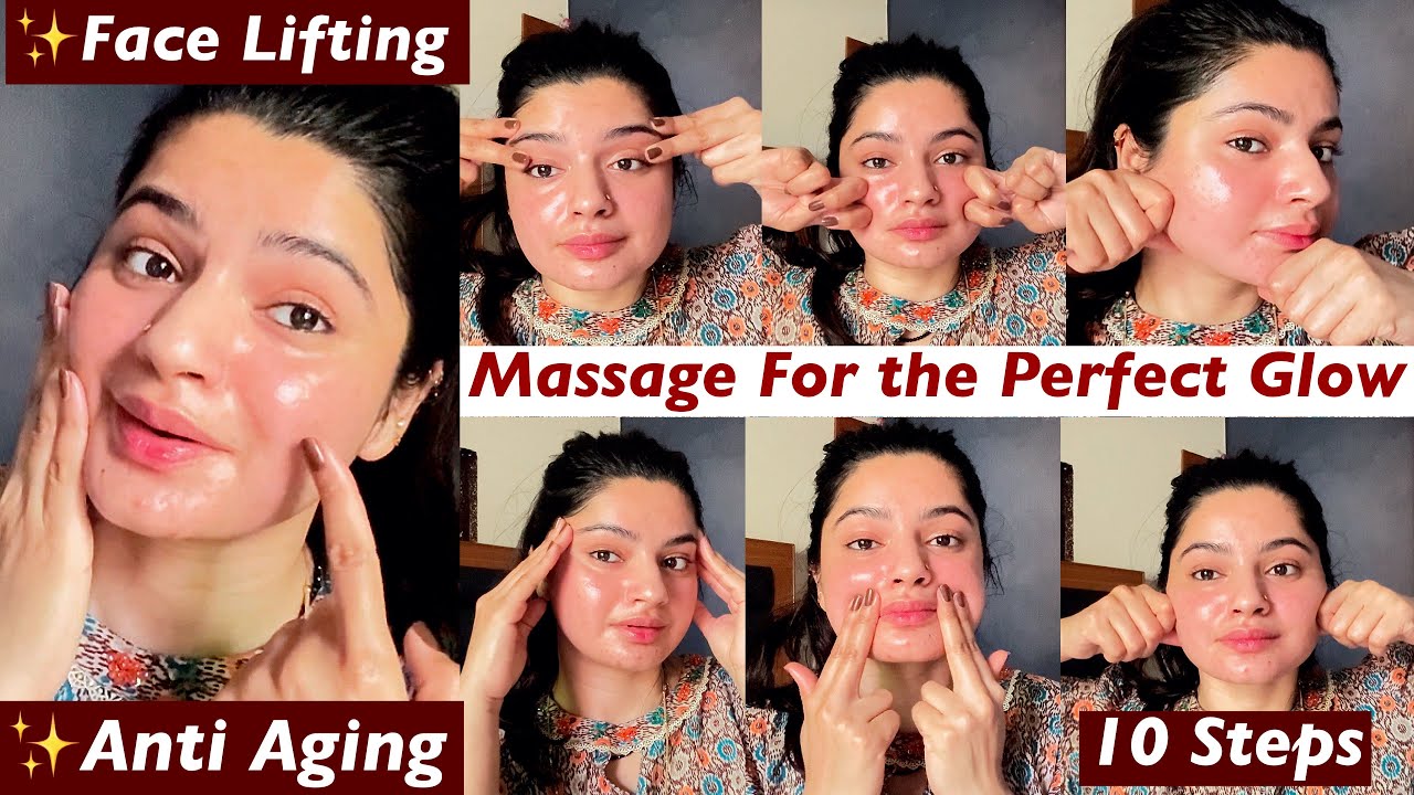 GLOWING SKIN FACE MASSAGE TECHNIQUES