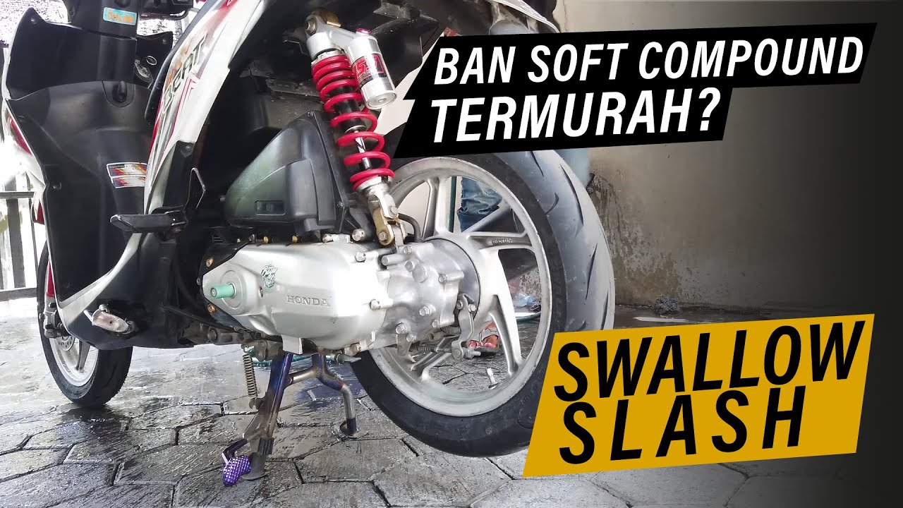 Review, unboxing dan pemasangan Swallow SLASH SB-151 Pro Series ukuran 80/90-14 & 90/90-14