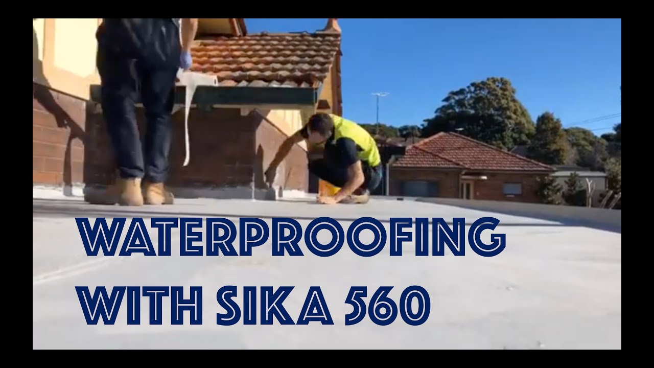 Waterproofing Rooftop using Sika 560