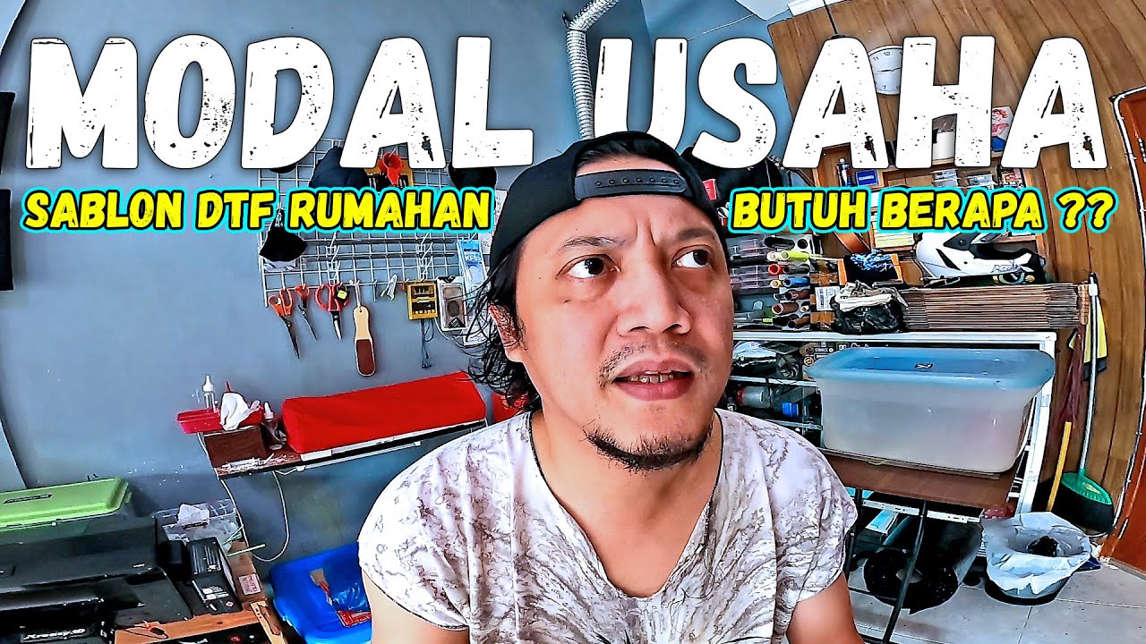 Berapa Modal Usaha Sablon DTF di Rumah ?