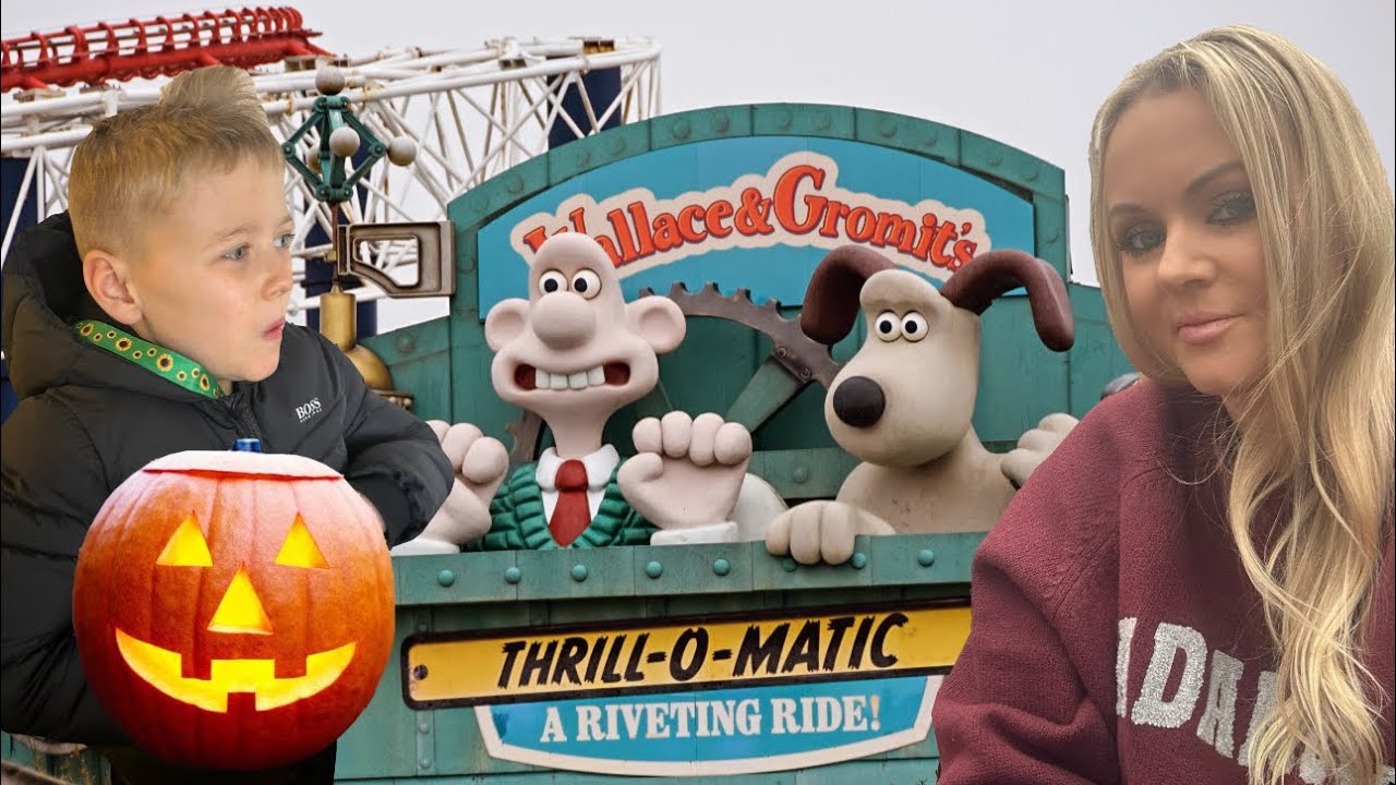 🎃 Хэллоуин в парке развлечений Blackpool Pleasure Beach! 🎃 Легкий проход!