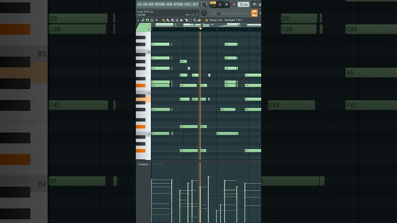 Wavy melody for Don Toliver 🌊 #shorts #flstudio20 #flstudiotutorial #flstudioproject #melodytutorial