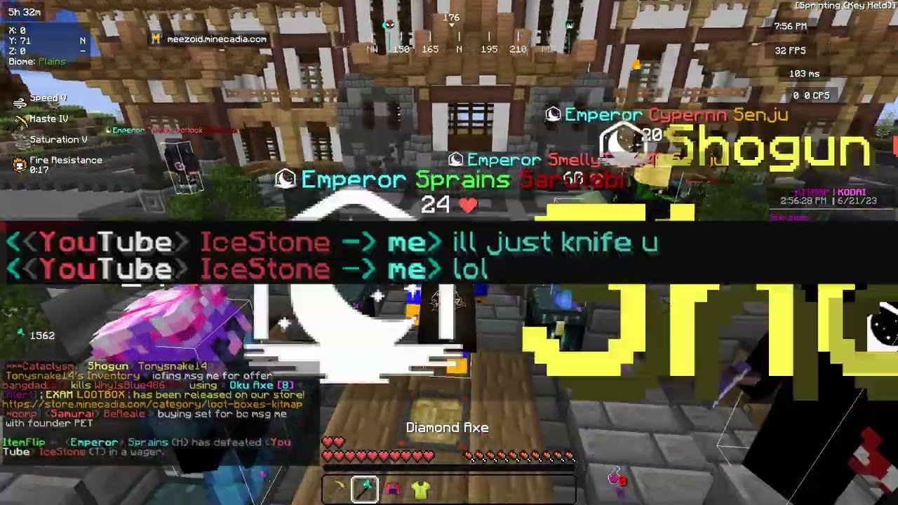 👑  NEVER GET DEMOTIVATED ❤ Minecadia ⚔ #14 (ALL IN ICF) 🤞