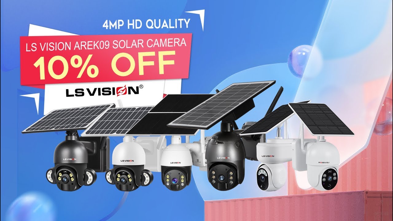 LS VISION Solar Outdoor Camera Save Big On Great Deal