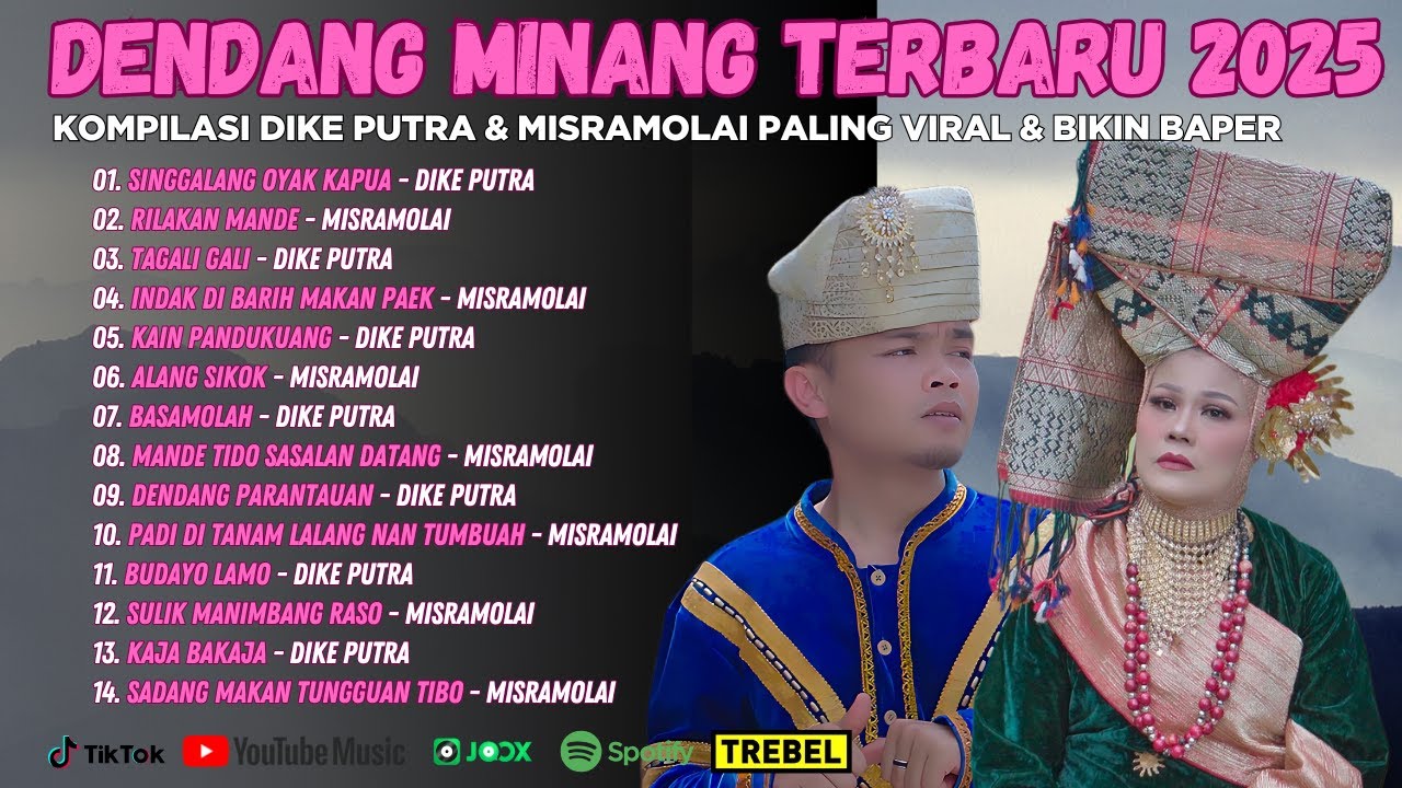 Dendang Minang Terbaru 2025 – Full Album Viral Dike Putra & Misramolai | Lagu Galau & Menyentuh Hati