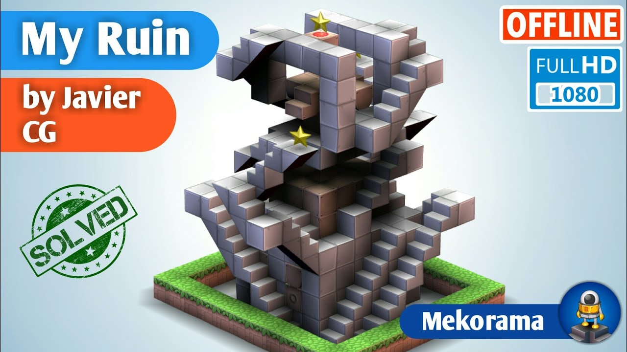 My Ruin : by Javier CG : Mekorama Card Collector Cards Walkthrough Mekorama Gameplay : Solved