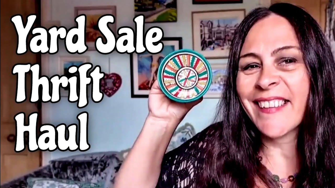 Norwich Yard Sale Thrift Haul | Thrifting | Street Finds | Frugal Living Vlog