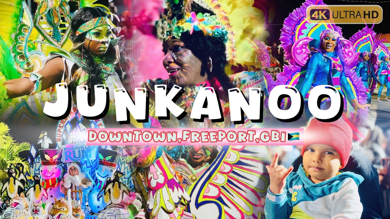 4K|2025 Grand Bahama🇧🇸Senior Junkanoo👺🎭💃🥁Parade|Pineyard Rush|Must See Event|Visit GBI|Alaika