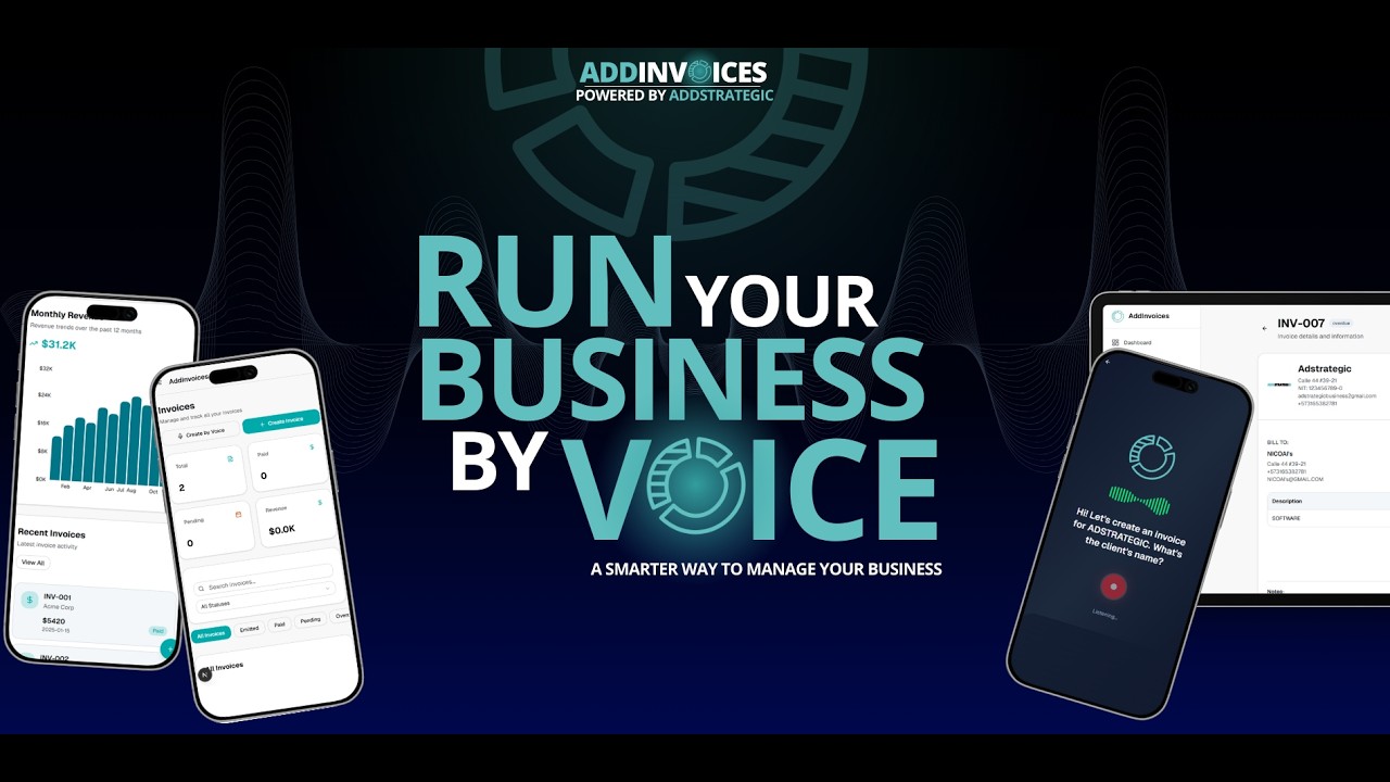 How to Invoice by Voice 🗣️ | The Fastest Way to Get Paid in 2026 (AddInvoices Guide)Descripción: