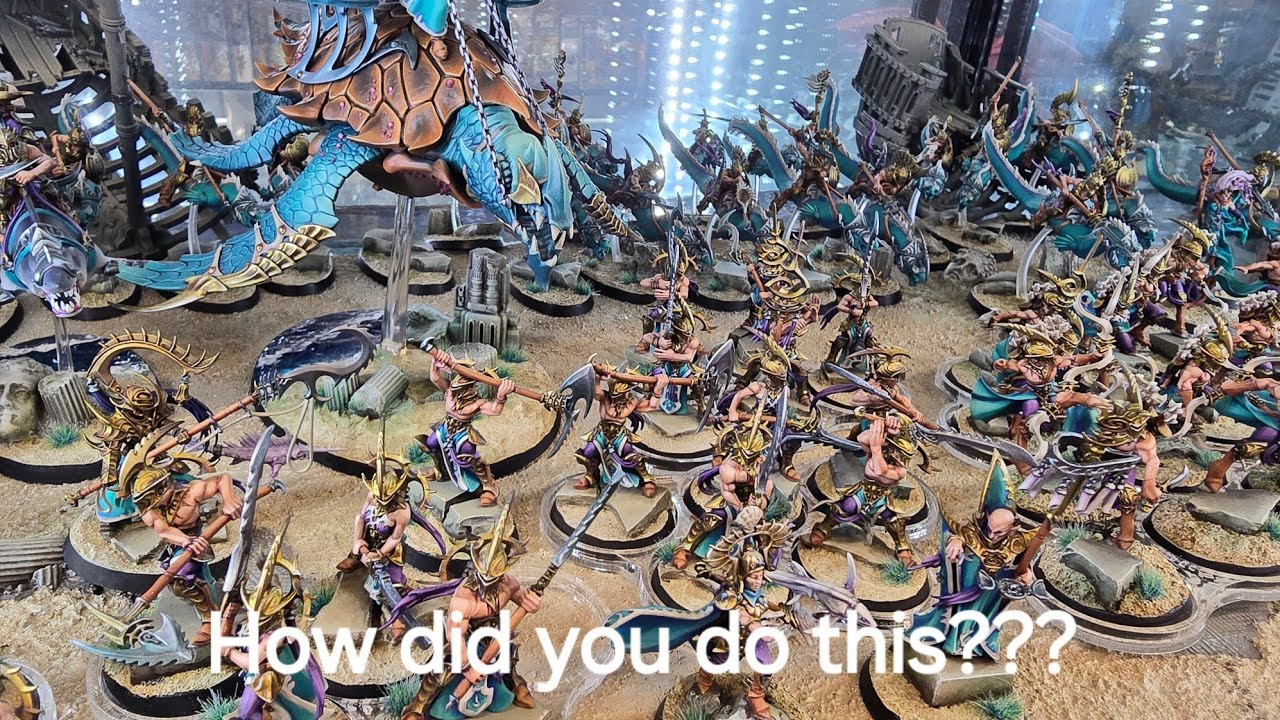 Демонстрация армии Глубинных существ Идонет из Age of Sigmar