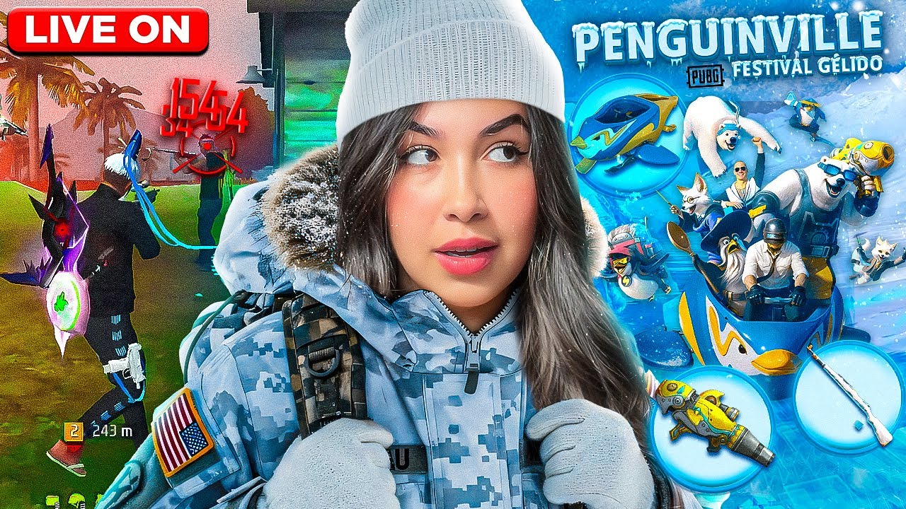HOJE &Eacute; DIA DE JOGAR PUBG MOBILE COM VOC&Ecirc;S!🔥 LETHICIAX AO VIVO🎀