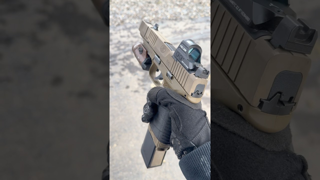 Is a compensator worth it? I think so. #fn #fnamerica #pewpew #10mm