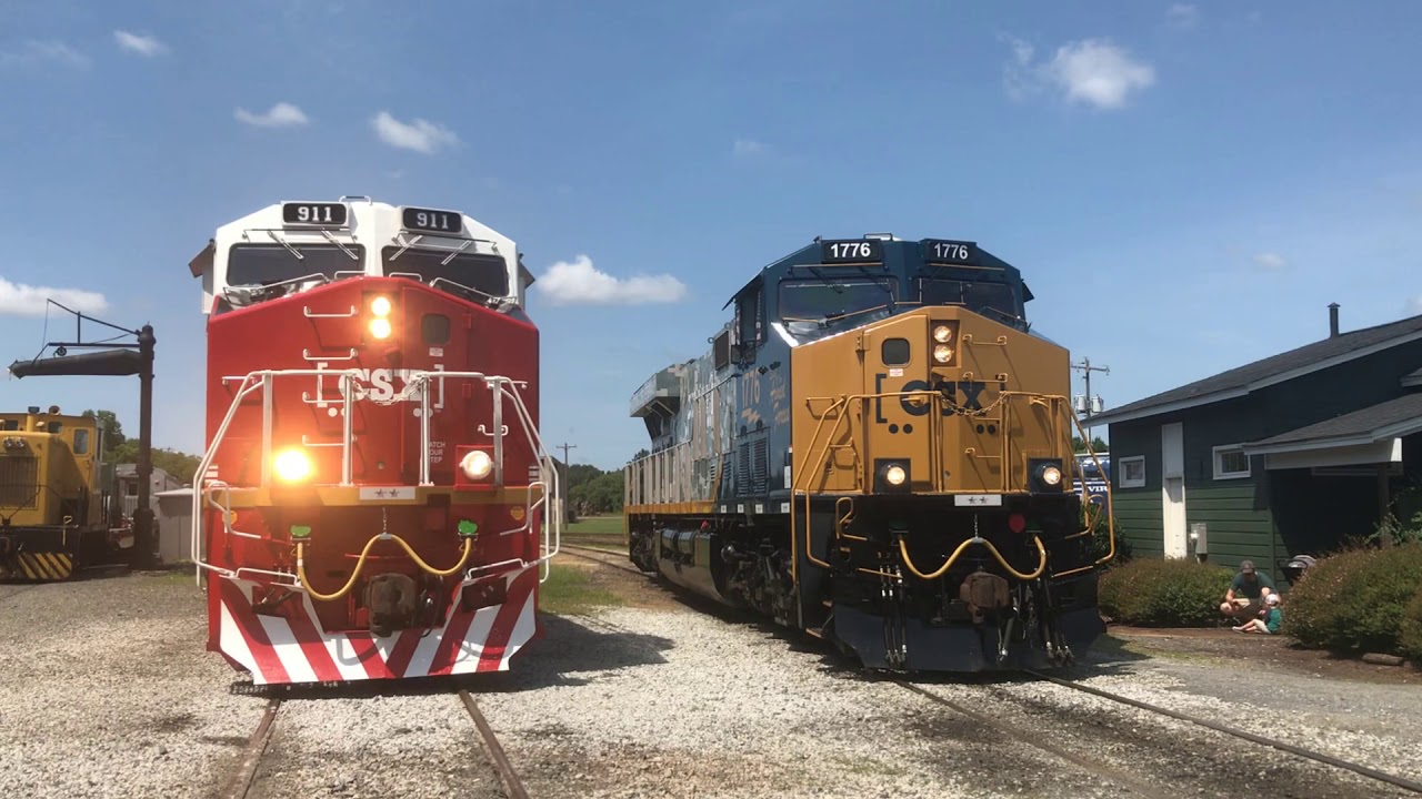 Epic Video of NS 911, CSX 911, and CSX 1776
