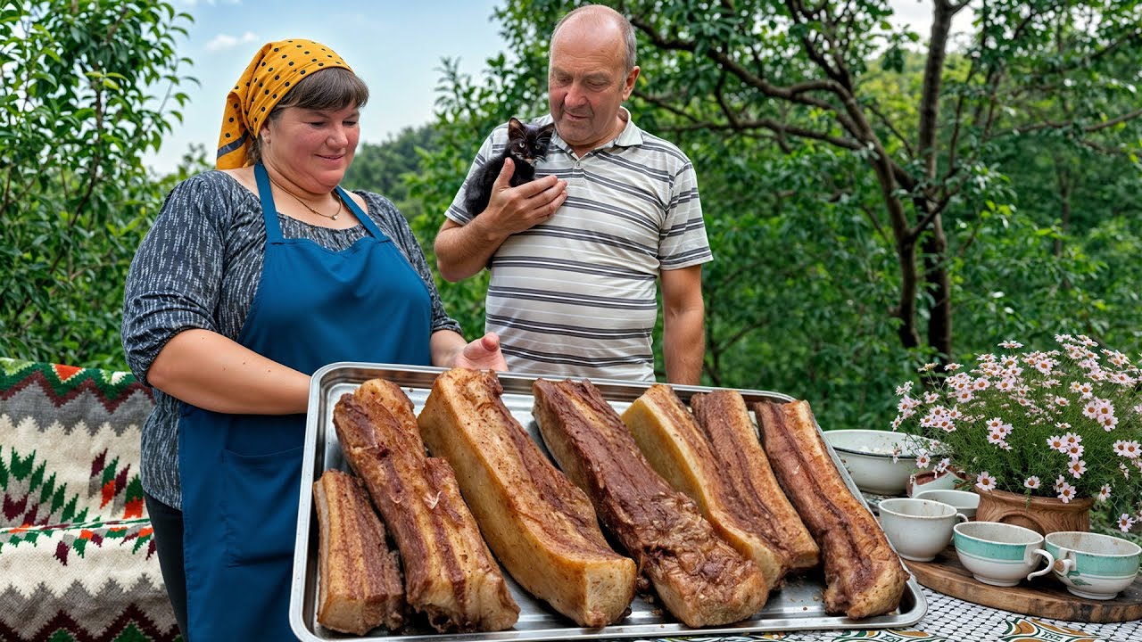 From Piglet to Pork Feast in a Ukrainian Village