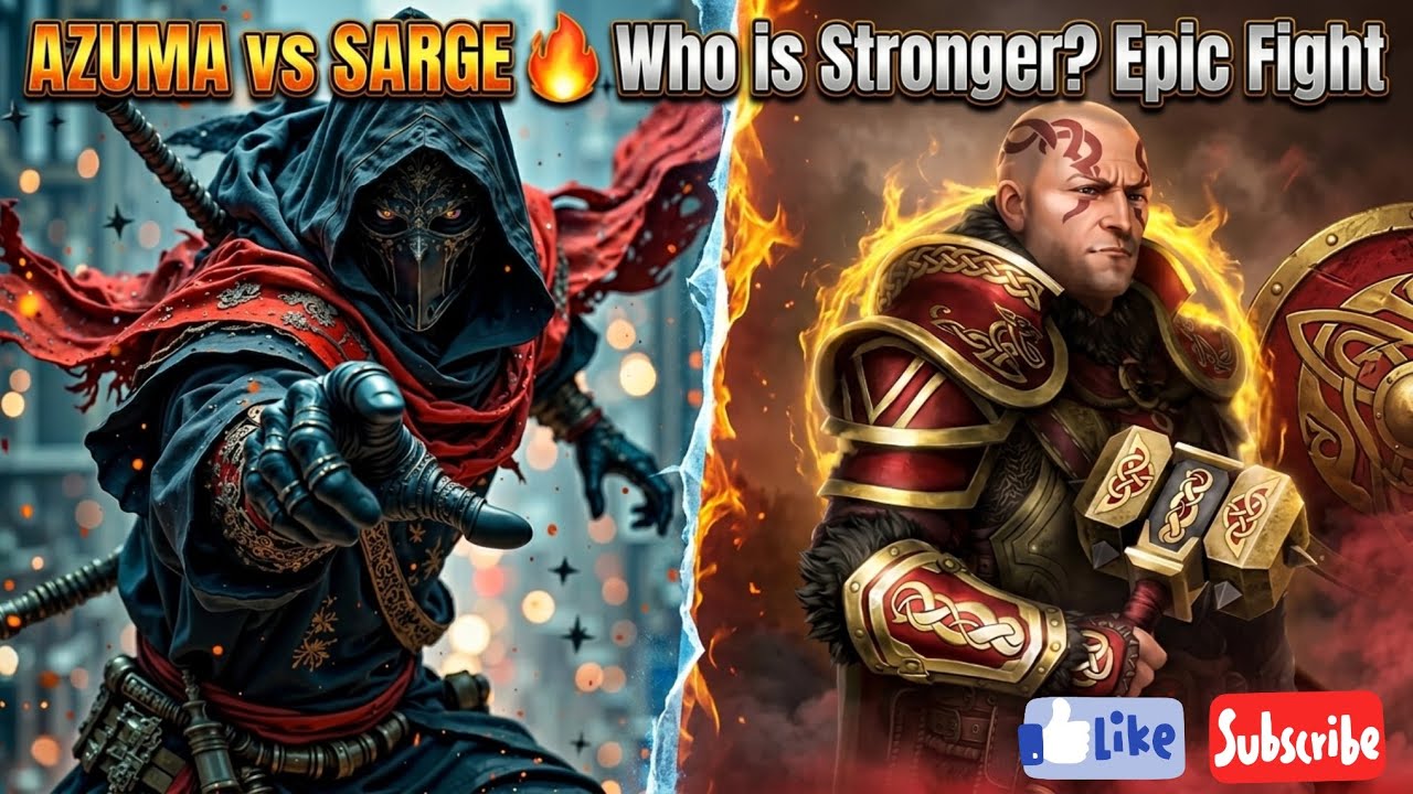 AZUMA vs SARGE 🔥 Who is Stronger? Epic Fight