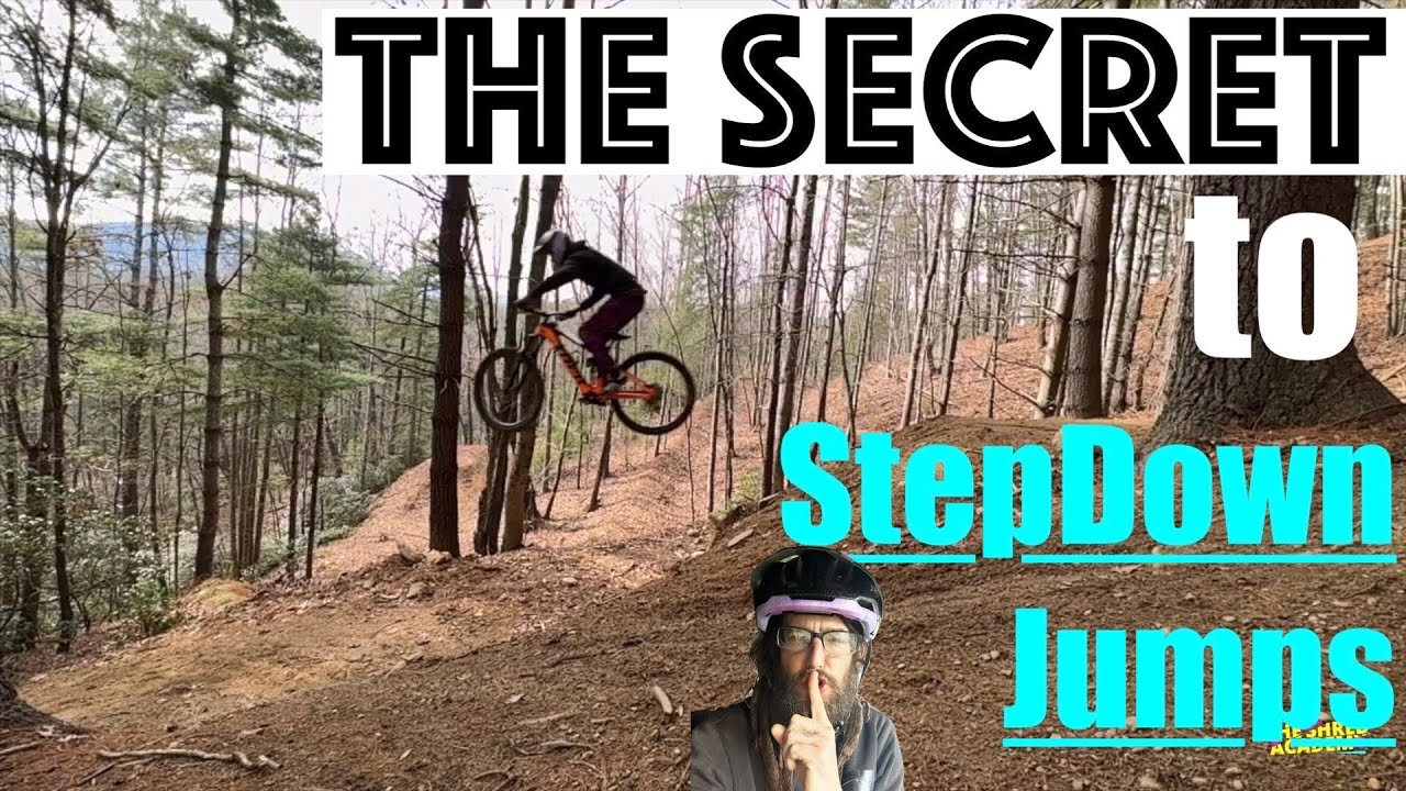 MTB Drop or JUMP?  The Secret to StepDown Jumps. Creating the correct ARC @ride_kanuga