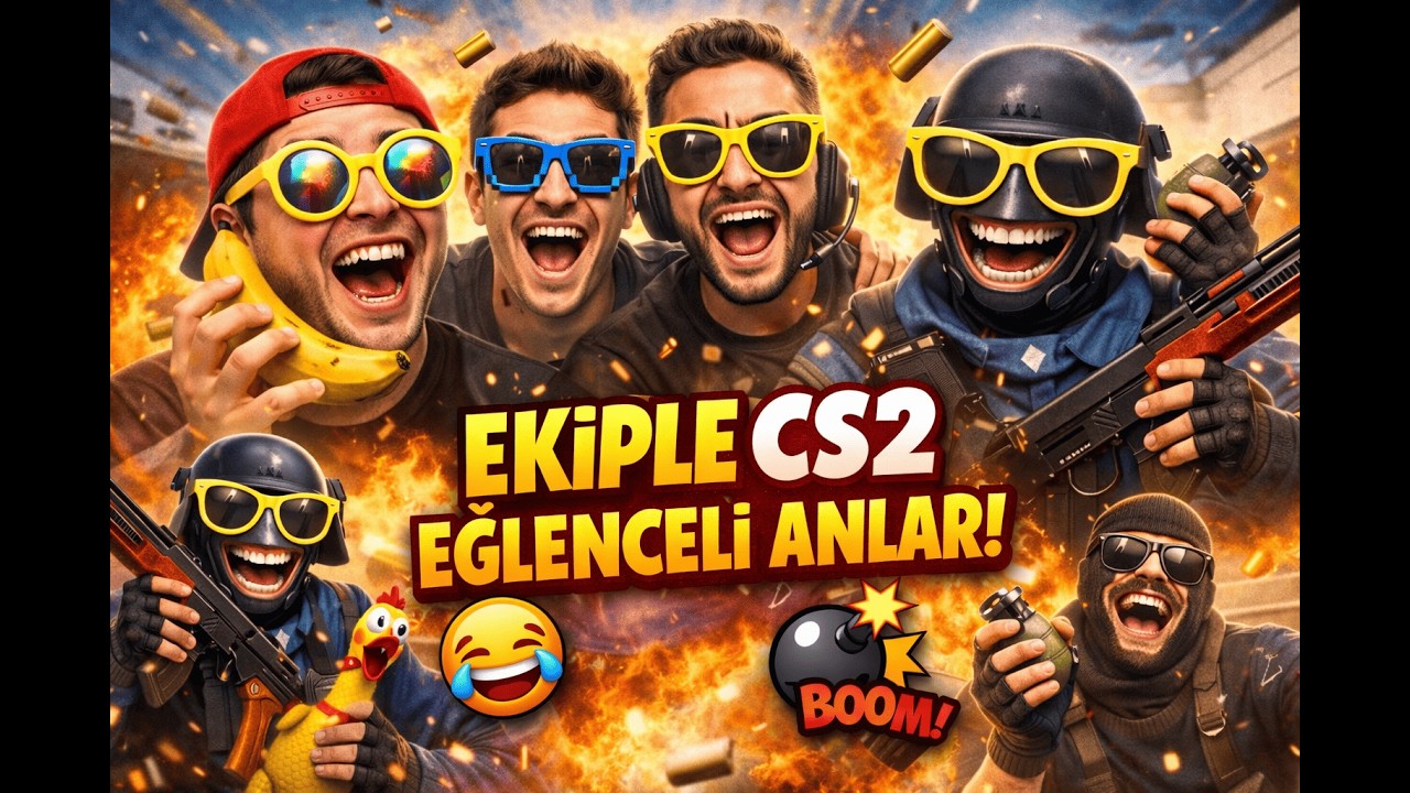 EKİPLE CS2 | KAOS |  ABİ VİTES ELİMDE KALDI!!! 😂 🤣