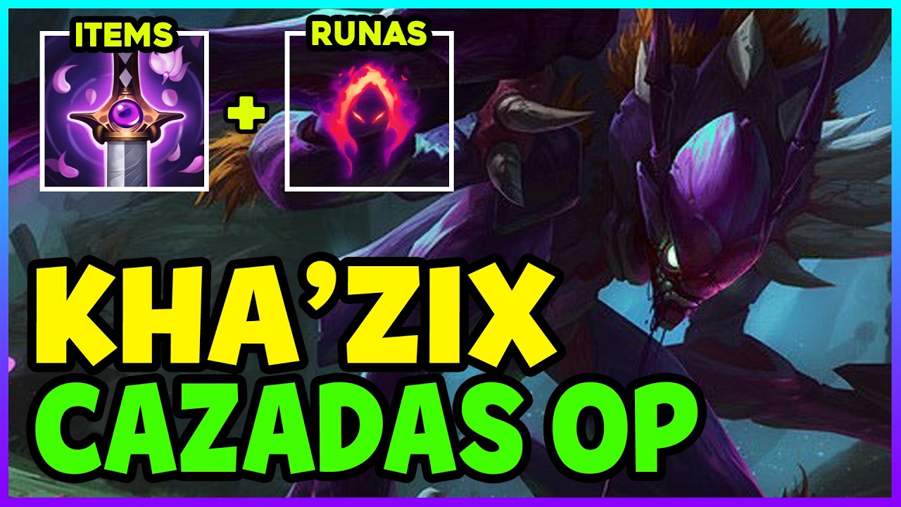 🔥 *REVIENTA* COMO JUGAR KHA'ZIX JUNGLA S16 GUÍA ESPAÑOL | TEMPORADA 16 LOL 2026