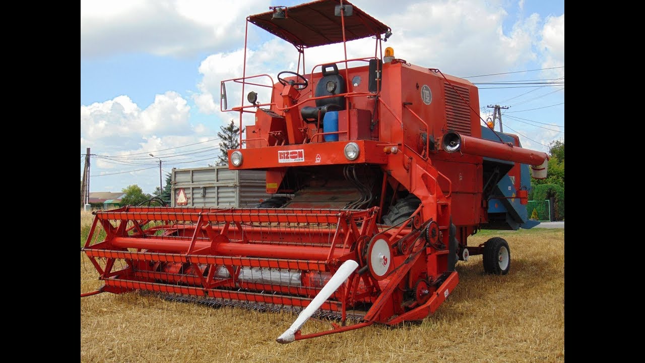 Żniwa 2017 - Bizon Z056 , Zetor 7245 & Autosan D47