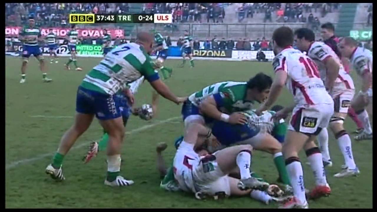 Benetton Treviso v Ulster 11/01/2015