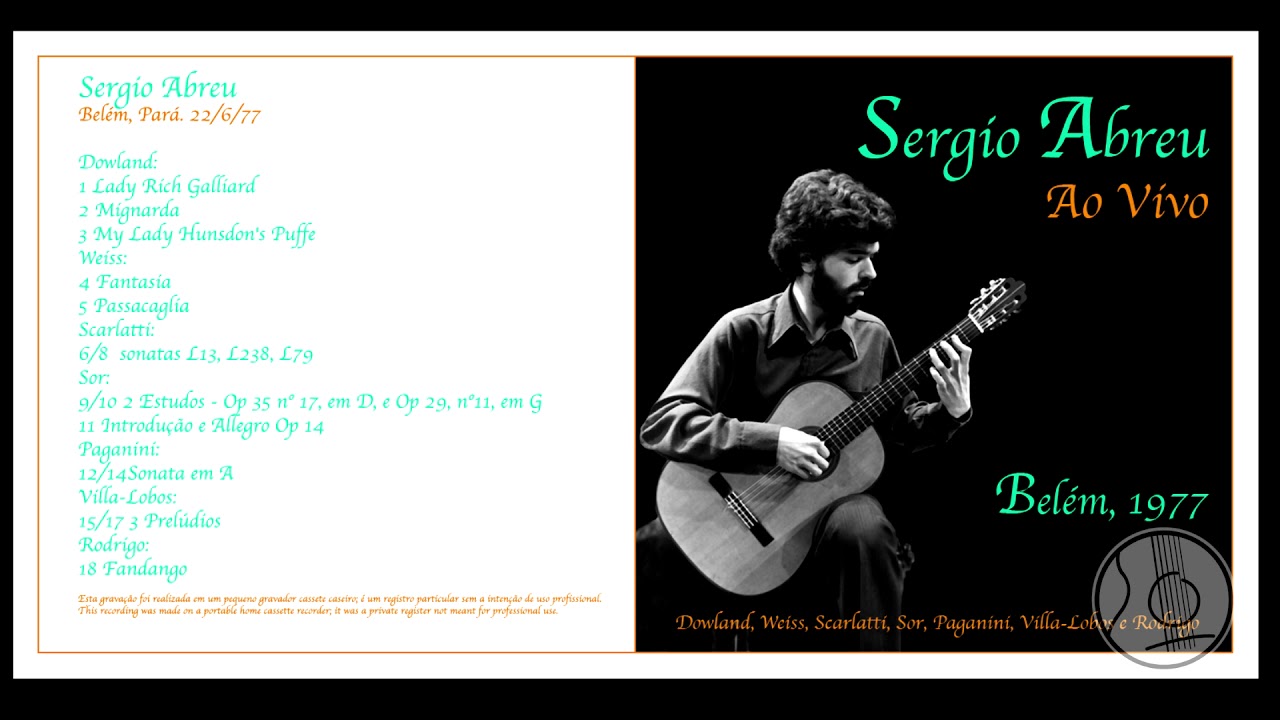 Recital Sergio Abreu em Belém 1977| Parte I