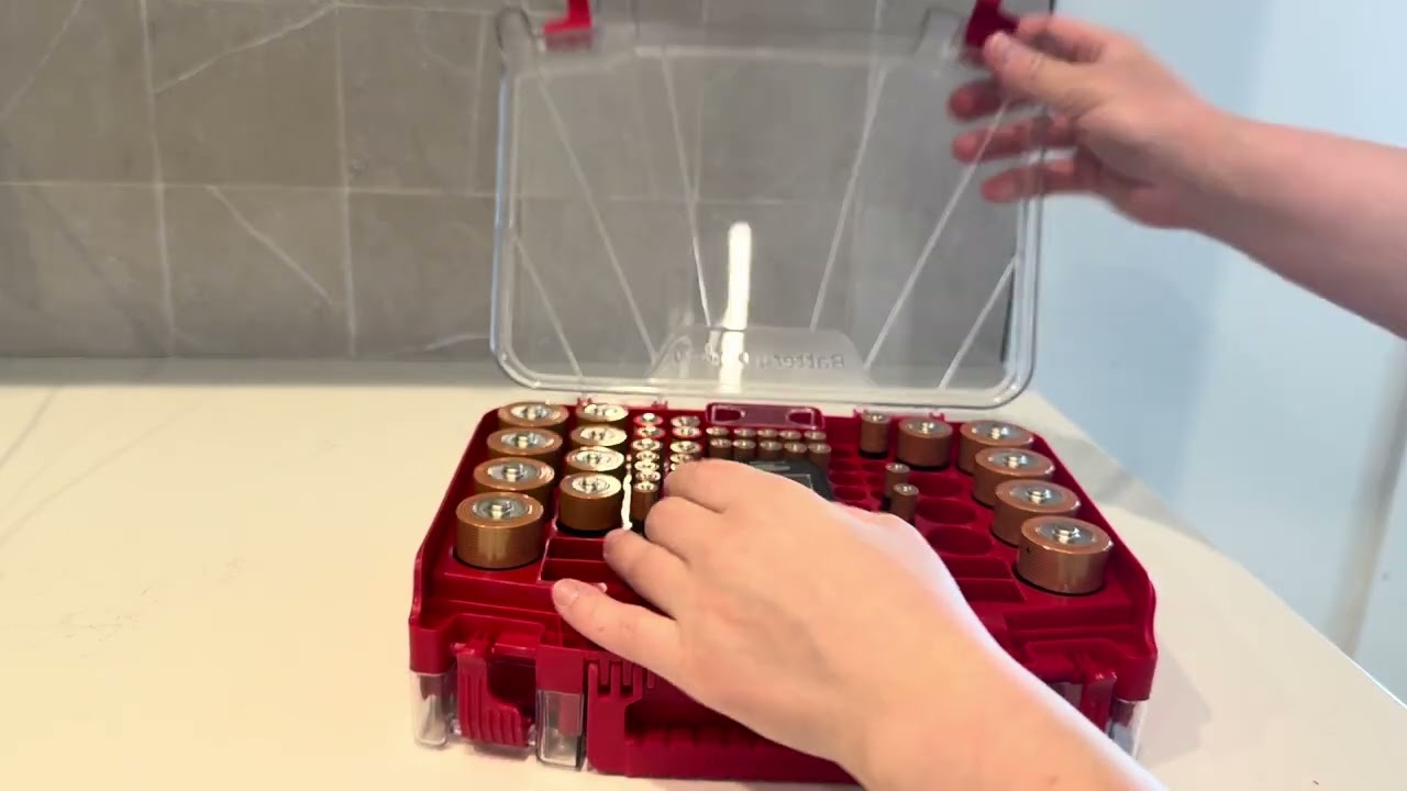 Ontel Battery Daddy Smart - Battery Organizer Storage