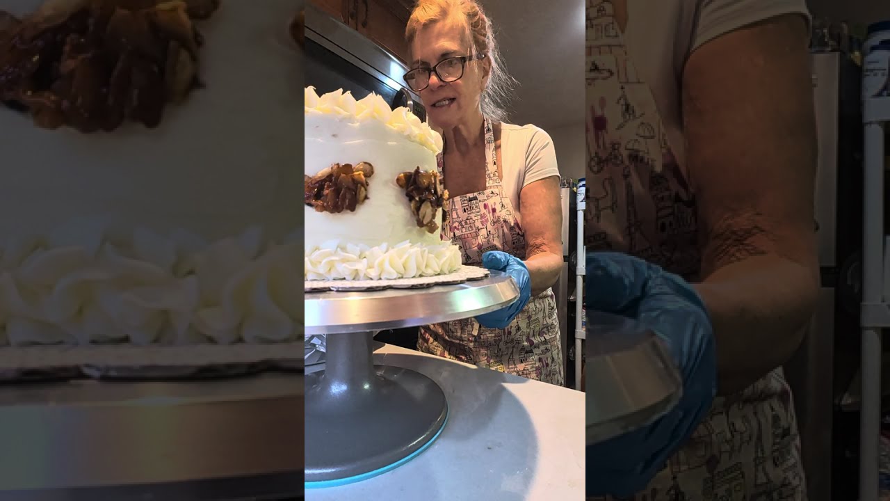 Baking a burnt Almond Torte- Fancy!
