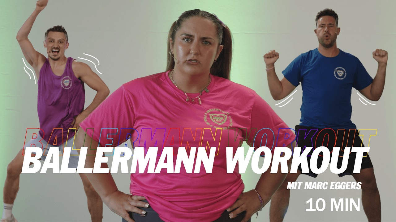 BALLERMANN WORKOUT MIT MARC EGGERS UND ZSOLT! ⛱️☀️