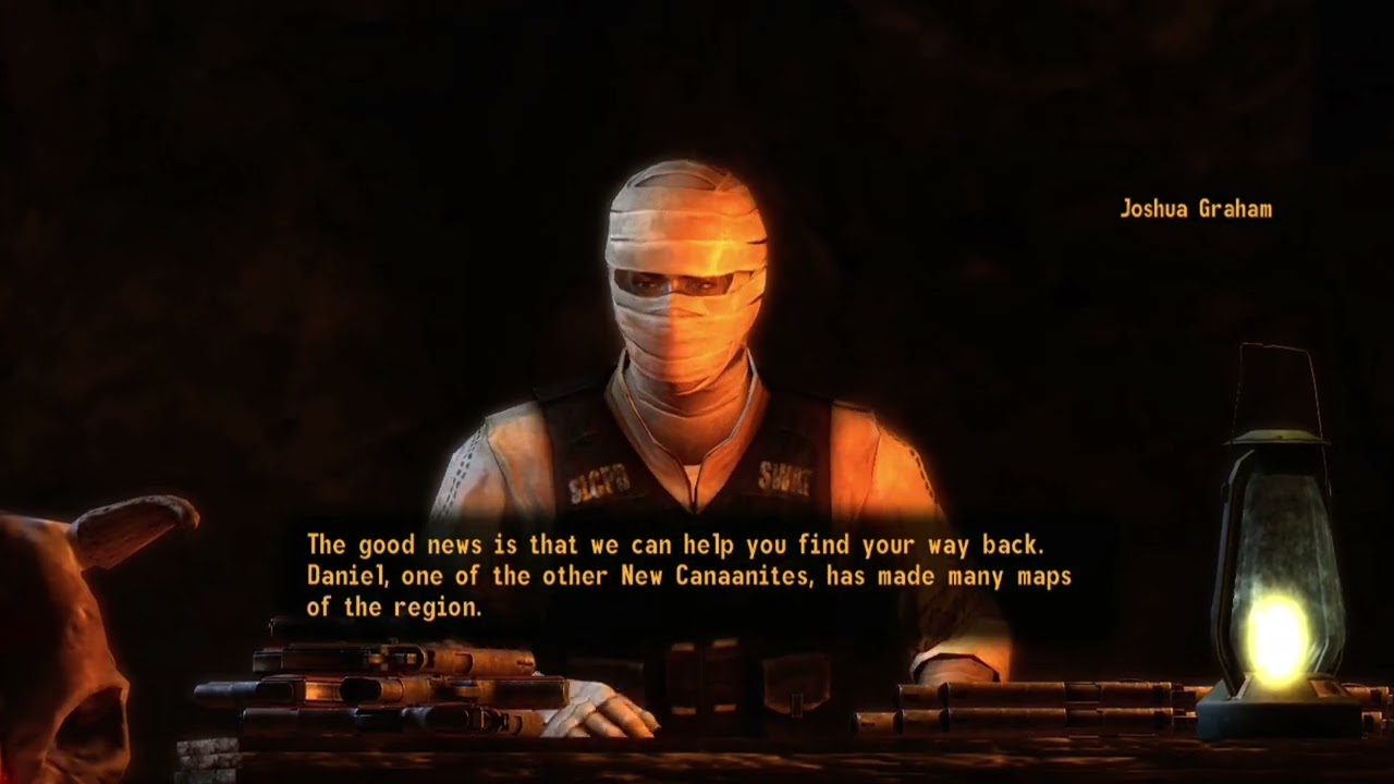 Meeting The Burned Man | Joshua Graham | Fallout New Vegas DLC | Honest Hearts