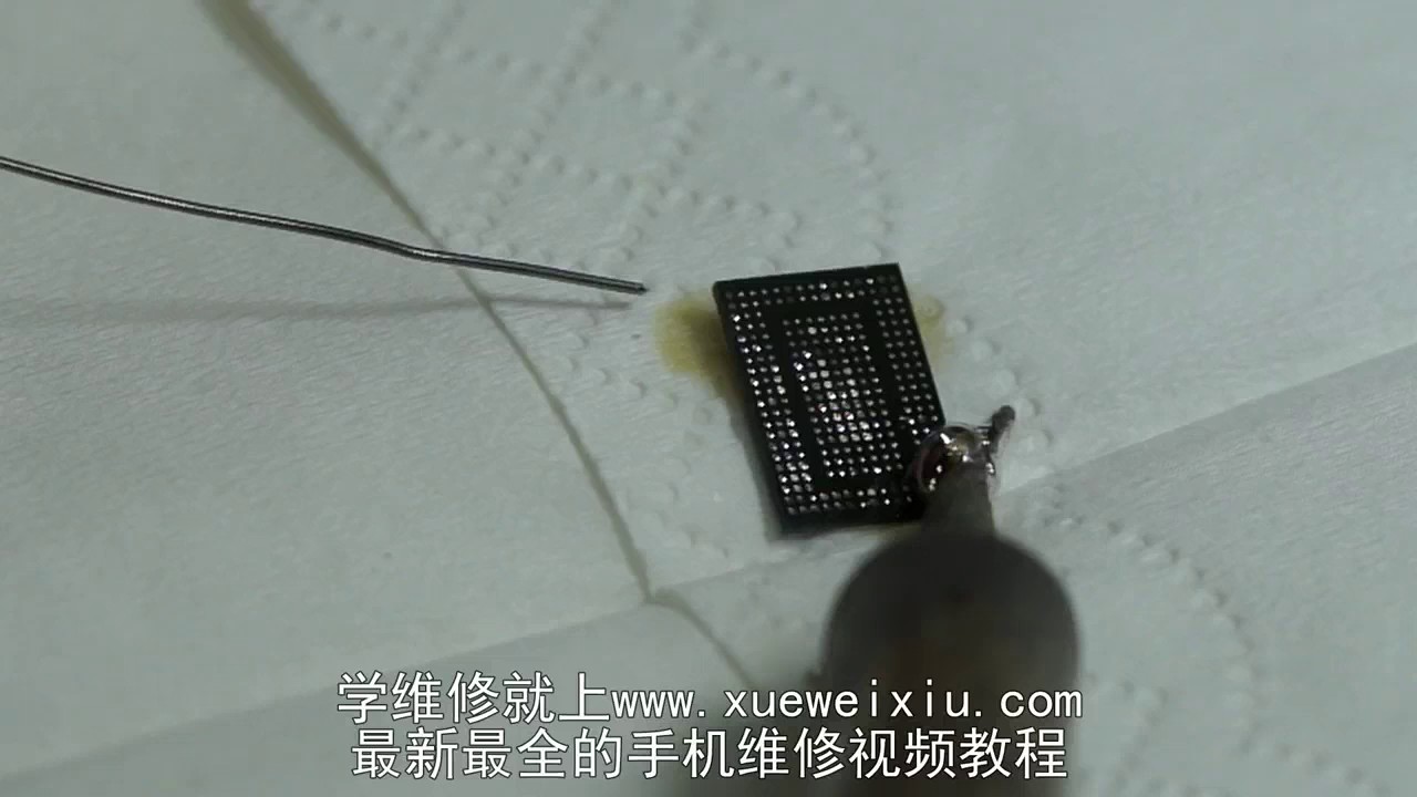 10 芯片焊接焊工练习举例之：（新）6 6S拆装电源IC rec